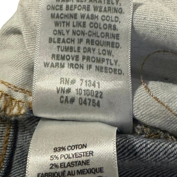 LL Bean Jeans Women’s 8 Blue Denim Clasic Fit Pockets Cotton Blend - Picture 7 of 7